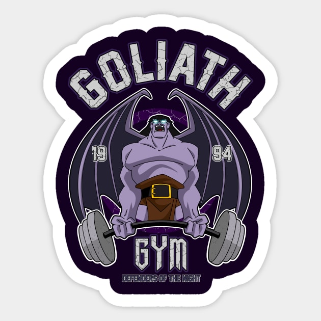 Goliath Gym Sticker by BuckRogers